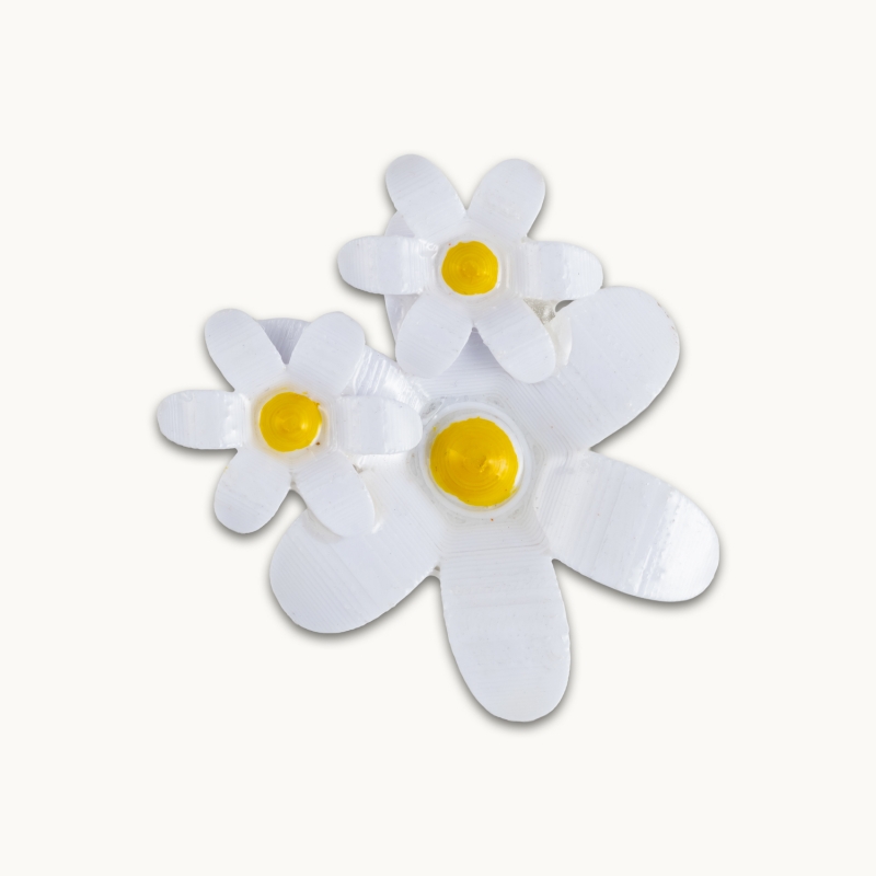 Σκουλαρίκι μονό μεγάλο - Μαργαρίτα