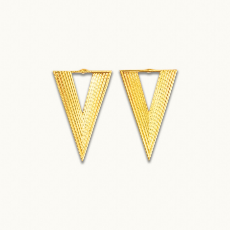 Σκουλαρίκια Τρίγωνο